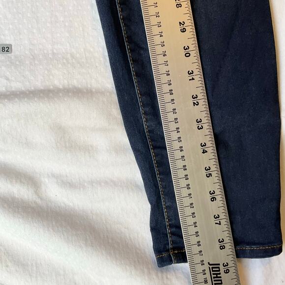 STITCH STAR Women Skinny Jeans size 16 US Blue Mid Rise Stretch Boot Cut - Picture 3 of 11